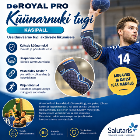DeRoyal PRO küünarnukitugi käsipallurile